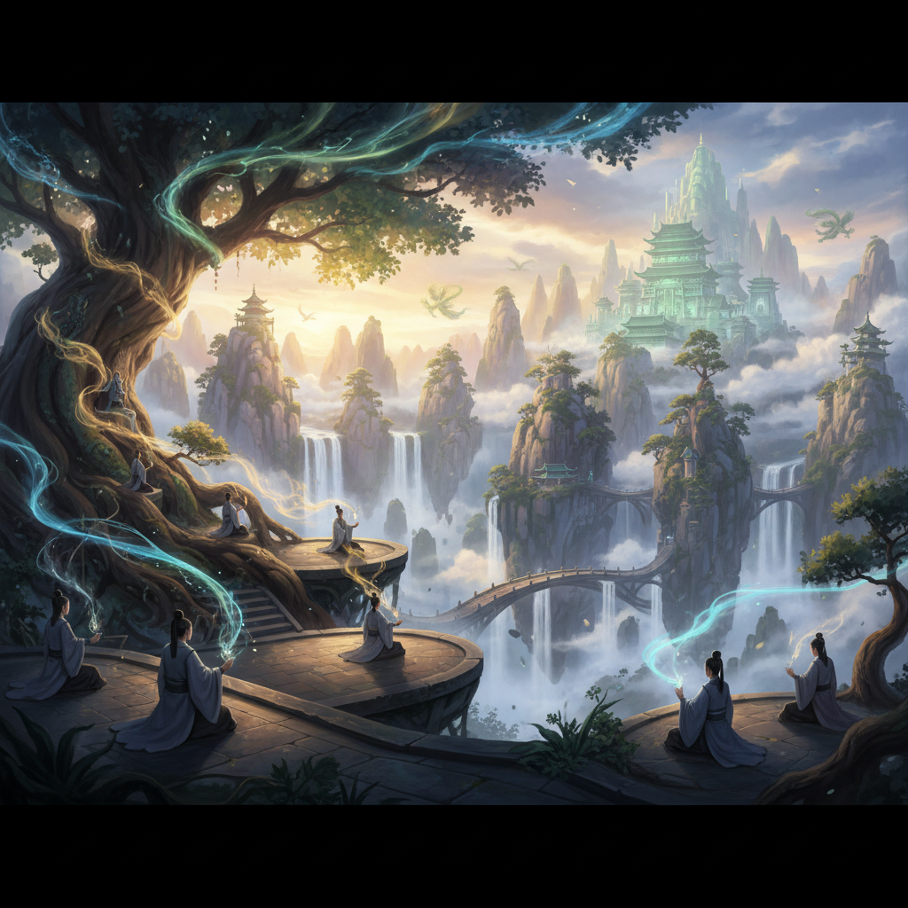 Ancient Sects and Spiritual Realms in Chinese Cultivation and Xianxia Fiction