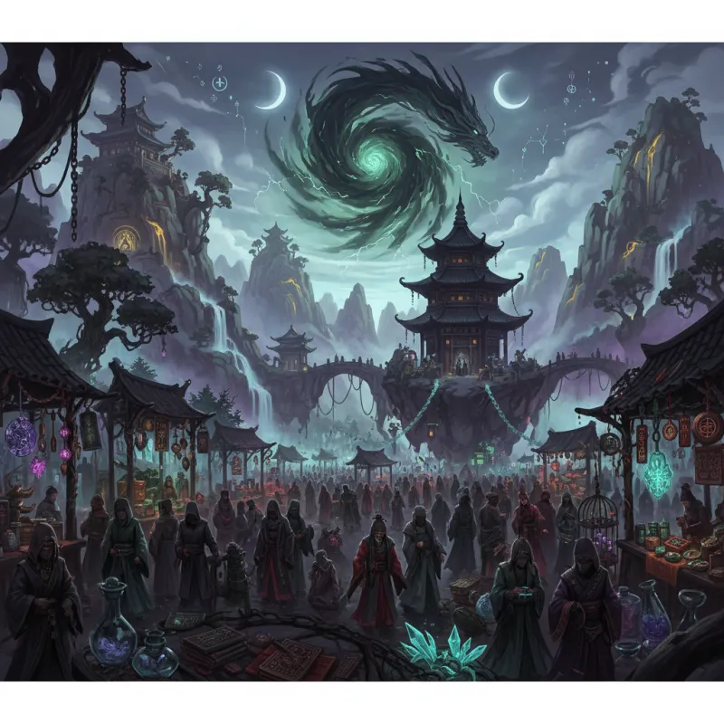 The Black Market: Forbidden Goods in the Cultivation World