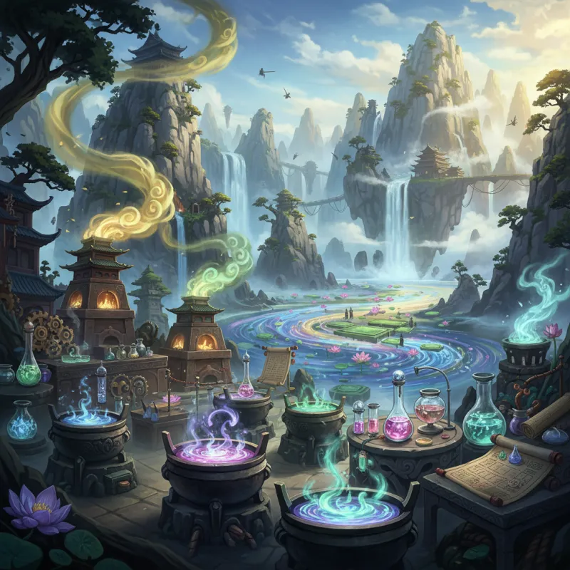 The Alchemist's Arsenal: Cauldrons, Furnaces, and Essential Equipment