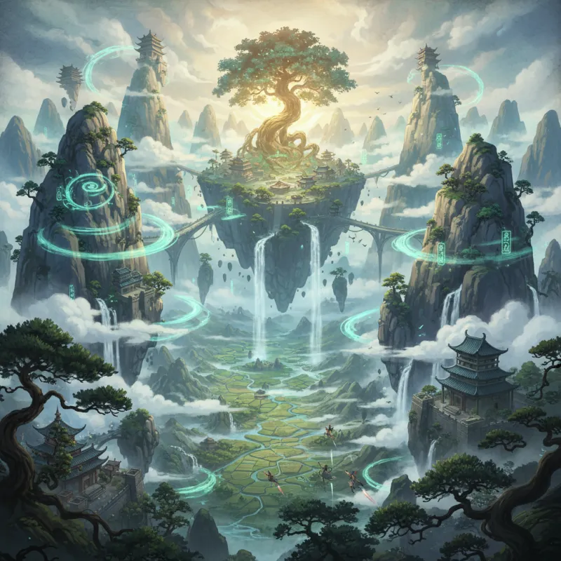 Cultivation World Geography: Understanding the Maps of Xianxia Fiction