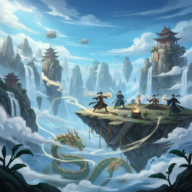 The Enchantment of Chinese Cultivation Fiction: Immortal Aspirations and Alchemical Journeys