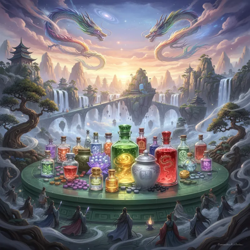 The Most Famous Pills and Elixirs in Cultivation Fiction