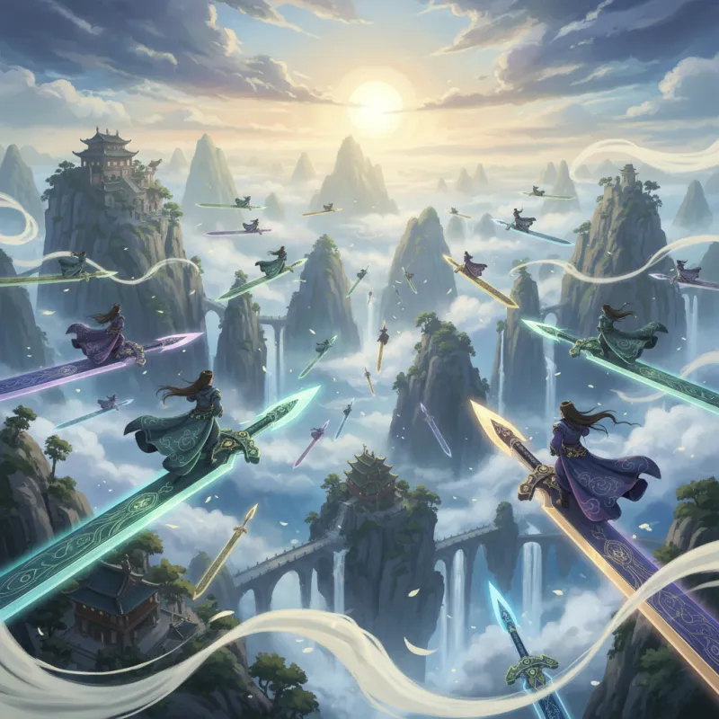 Flying Swords: The Iconic Vehicles of Cultivation Fiction
