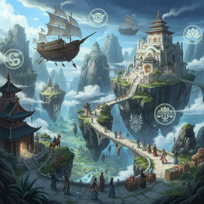 Merchant Guilds and Trade Routes in Cultivation Worlds