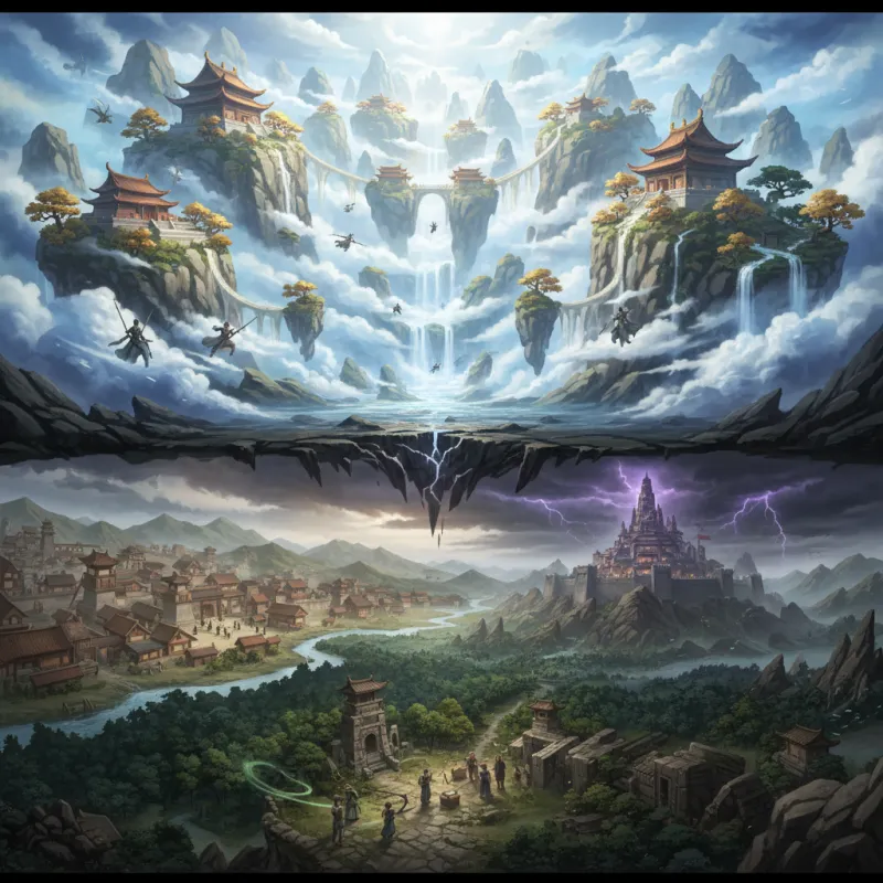 Mortal vs. Immortal Realm: The Two Worlds of Cultivation Fiction