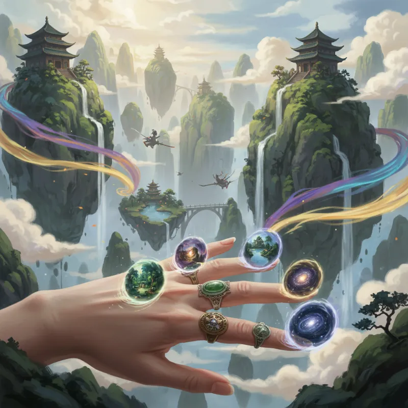 Storage Rings and Spatial Equipment: Pocket Dimensions on Your Finger